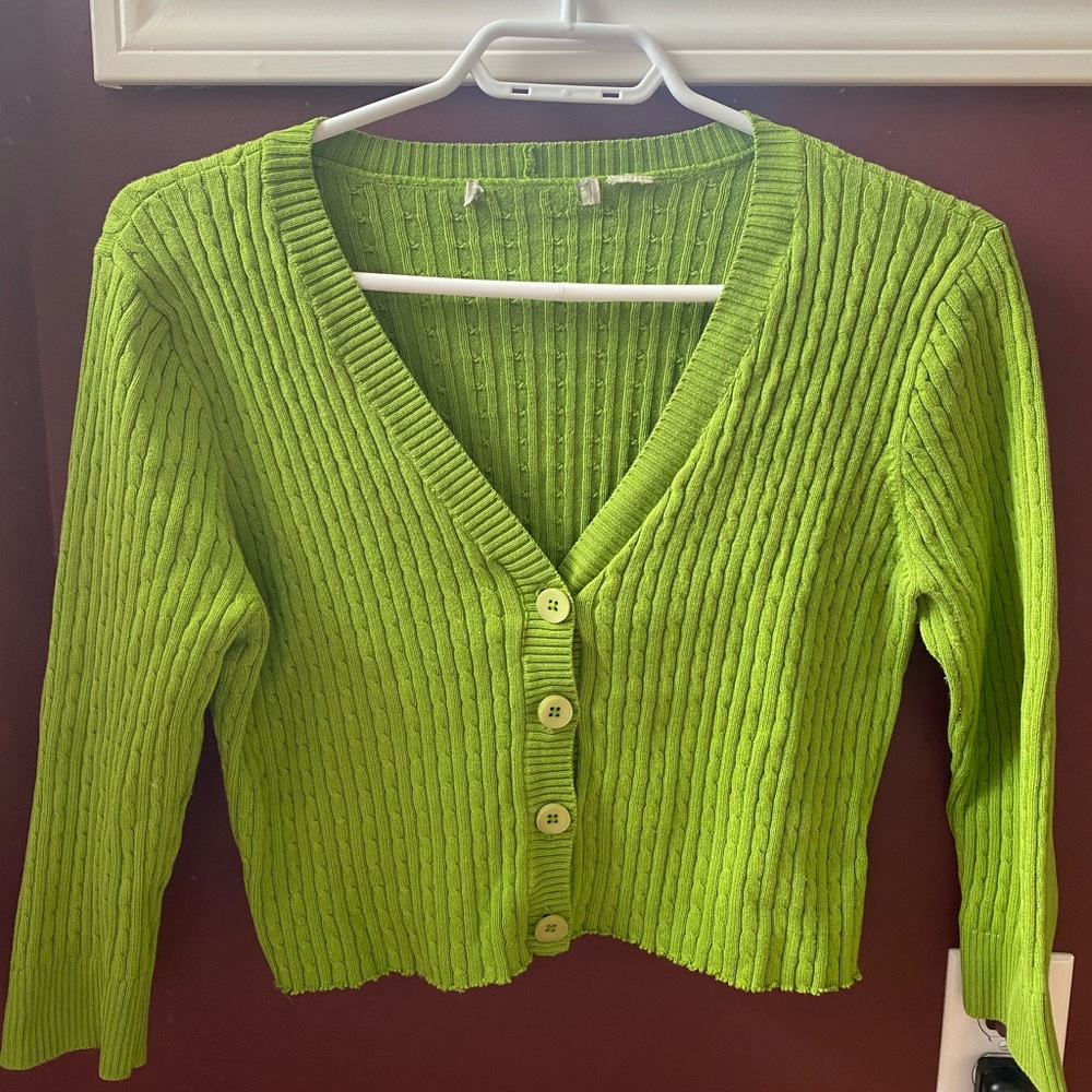 Green shirt